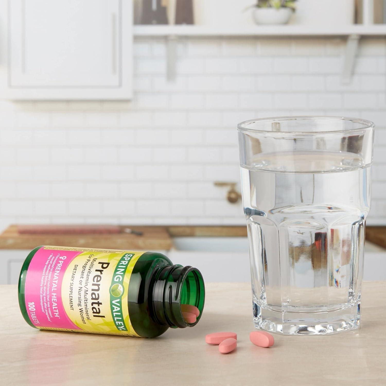 Spring Valley Prenatal Multivitamin | Essential Nutrients for Pregnancy | 100 Tablets - görsel 7