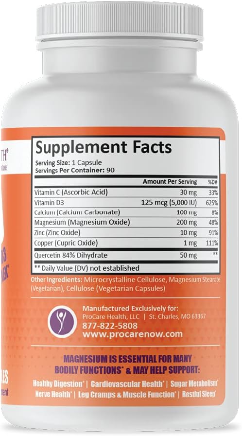 ProCare Health Mag-D Immune Support Complex – 90 Capsules - görsel 2