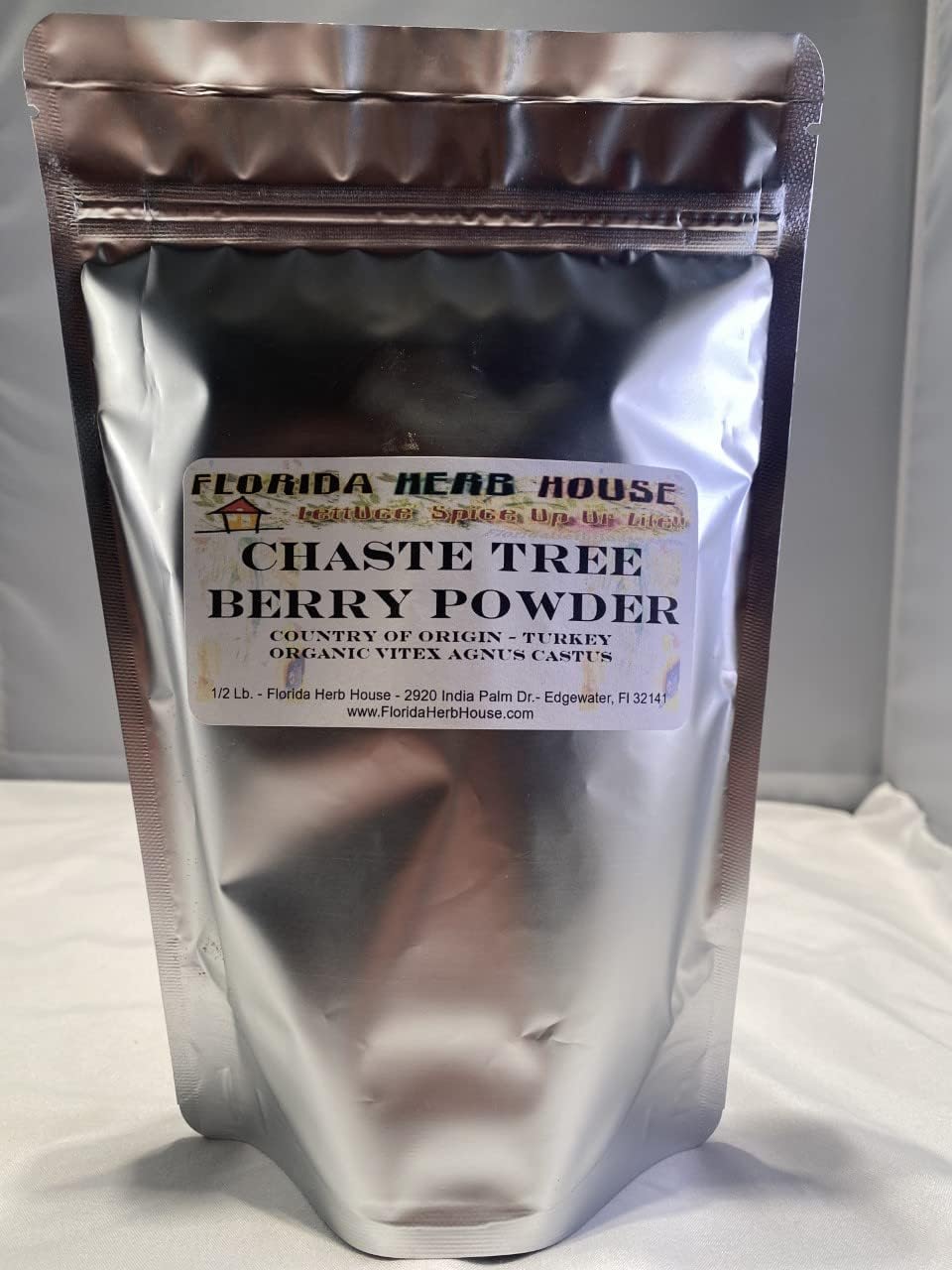 Chaste Tree Berry Powder - Organic & Unrefined - Vitex Agnus-castus (113g) - görsel 1
