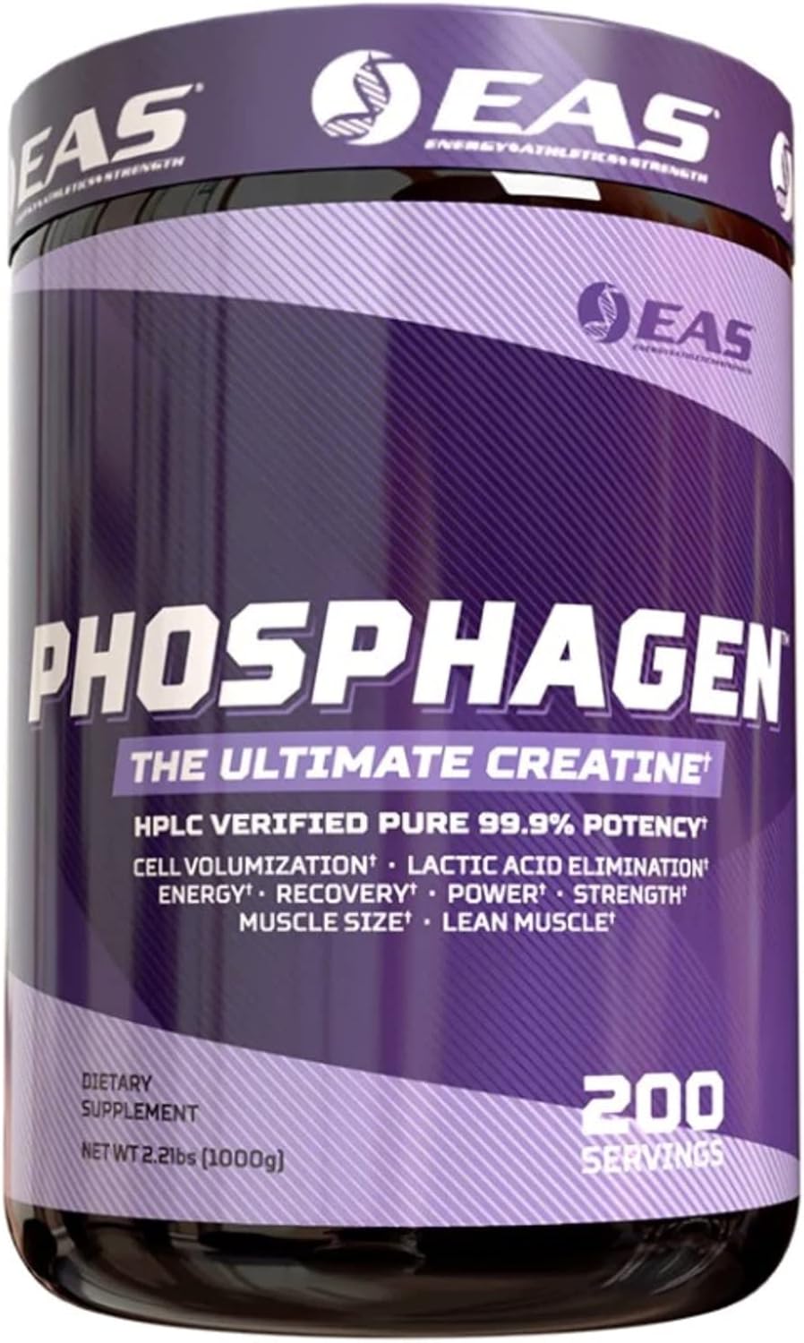 EAS Phosphagen Ultimate Creatine Powder - Unflavoured, 200 Servings - görsel 1