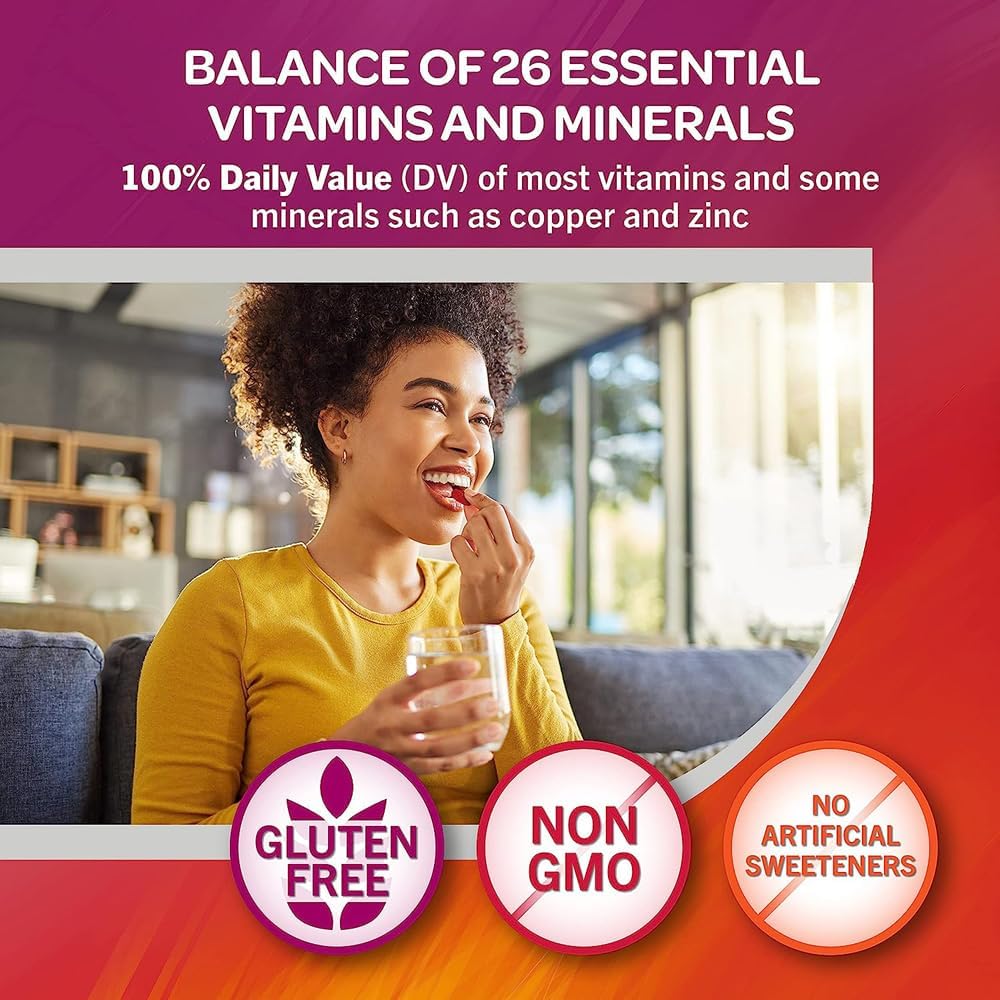 Geritol Multi-Vitamin Nutritional Support Tablets – 26 Essential Vitamins & Minerals, 40 Count (Pack of 2) - görsel 4