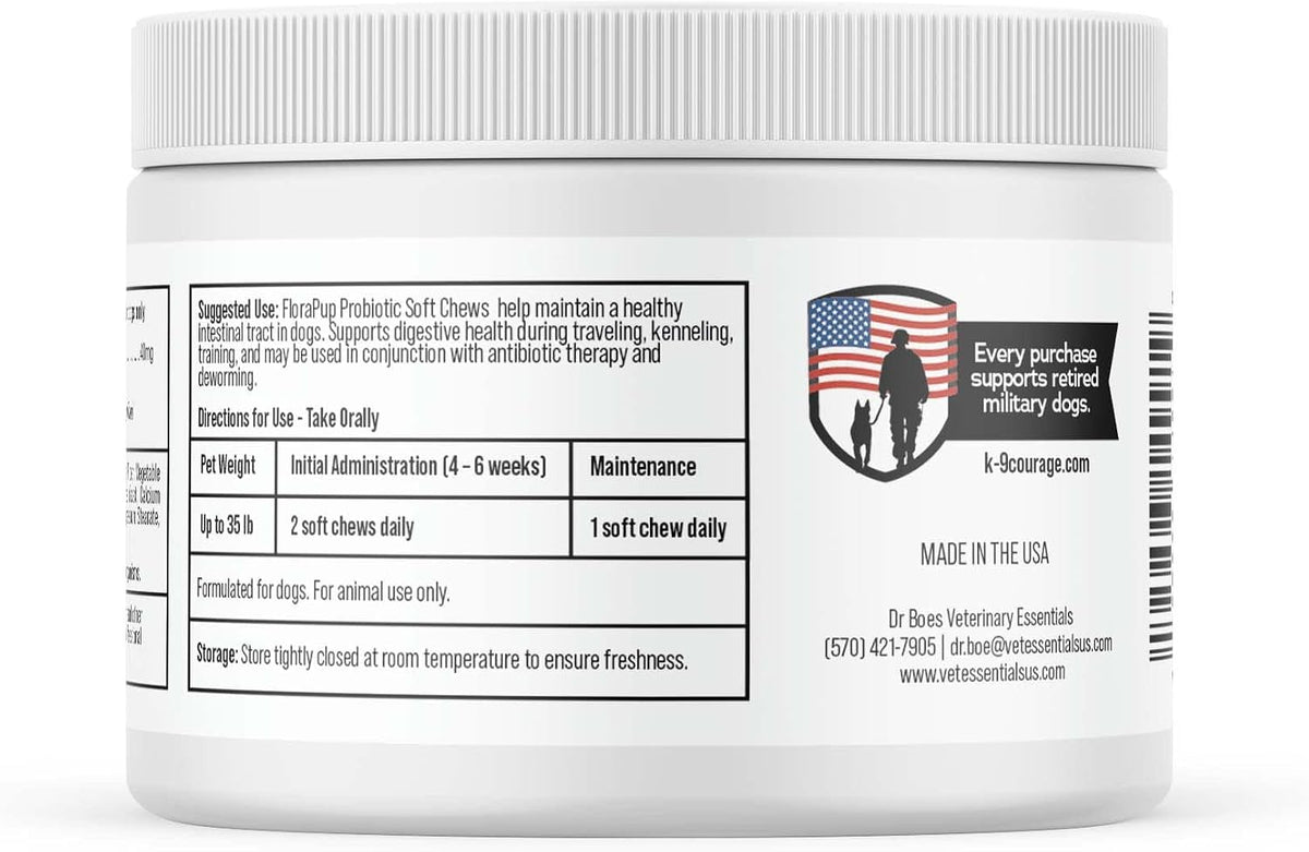 FloraPup Probiotic & Digestive Support for Dogs – Promotes & Maintains Gut Health, Supports Normal Immune Function - görsel 7