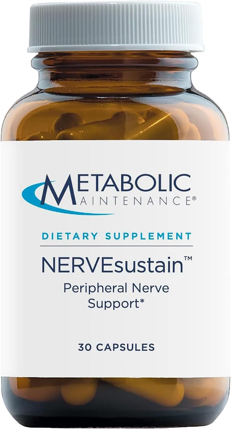 Metabolic Maintenance NERVEsustain – Peripheral Nerve Support with Alpha Lipoic Acid & B Vitamins, 30 Capsules - görsel 1