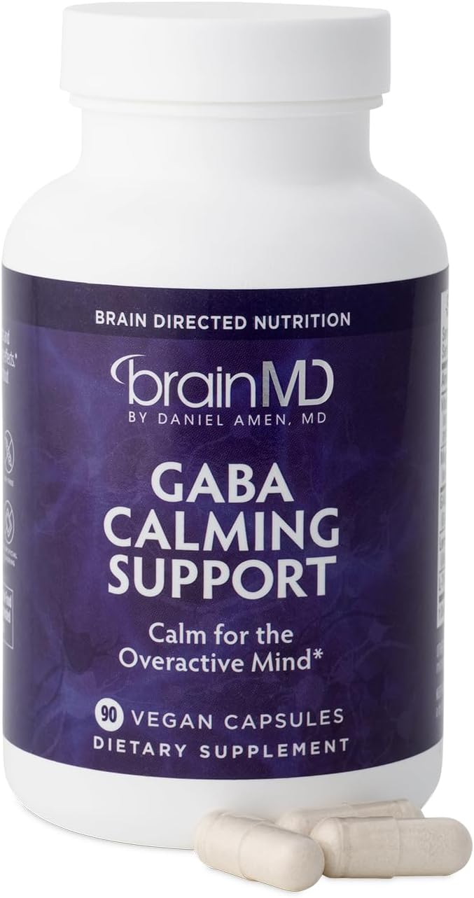 BRAINMD GABA Calming Support by Dr. Amen - 90 Capsules - görsel 1
