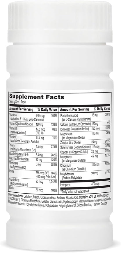 21st Century Men's 50+ One Daily Multivitamin and Multimineral Tablets - 100 Tablets, Pack of 3