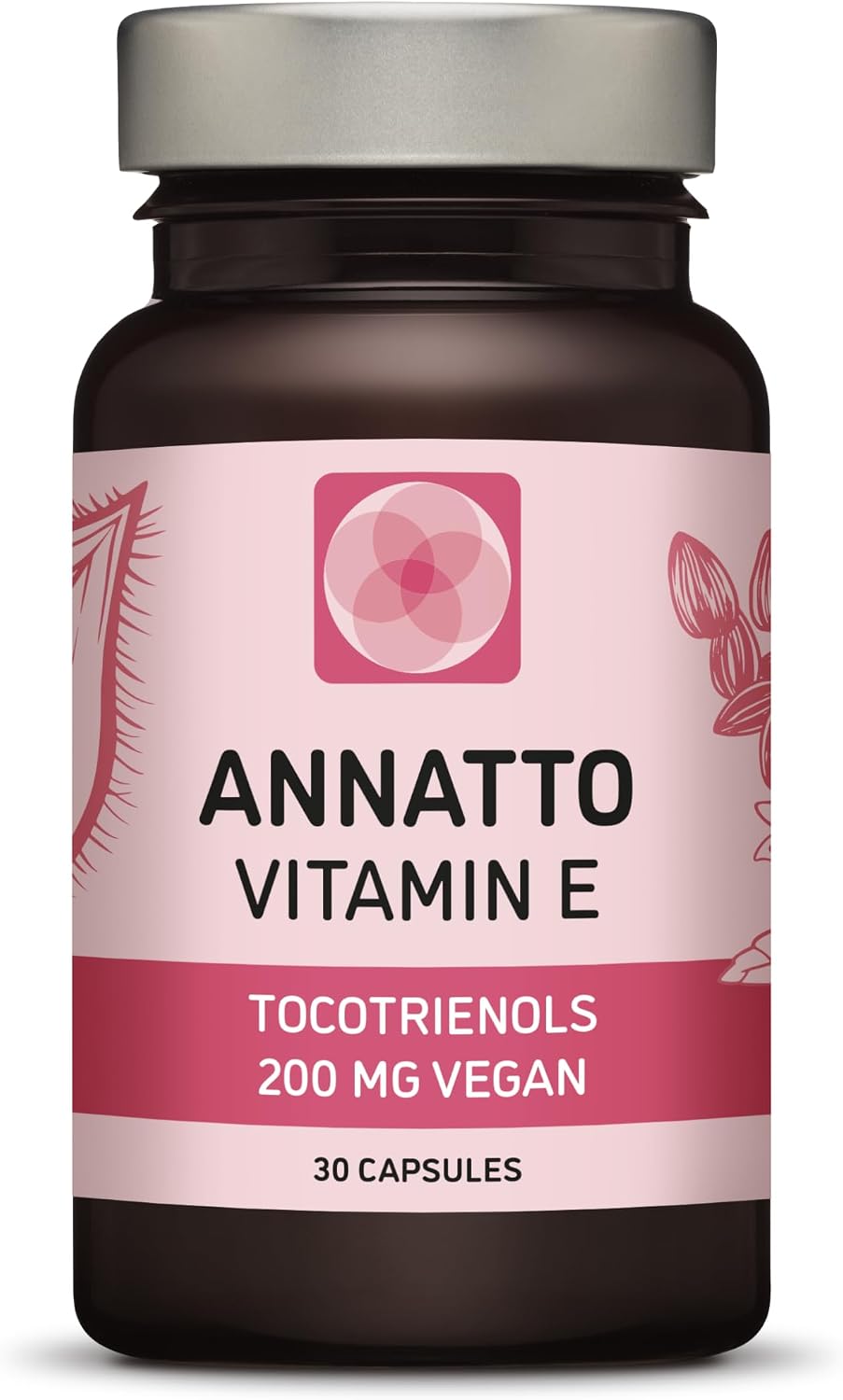 Annatto Tocotrienols Vegan Vitamin E Supplement - Tocopherol Free - 200mg - Non-GMO - 60 Capsules - görsel 4