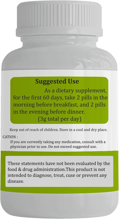 JAGGY Premium Insulin Plant Capsules (Costus Igneus) - 240 Vegetarian Capsules, 60-Day Supply