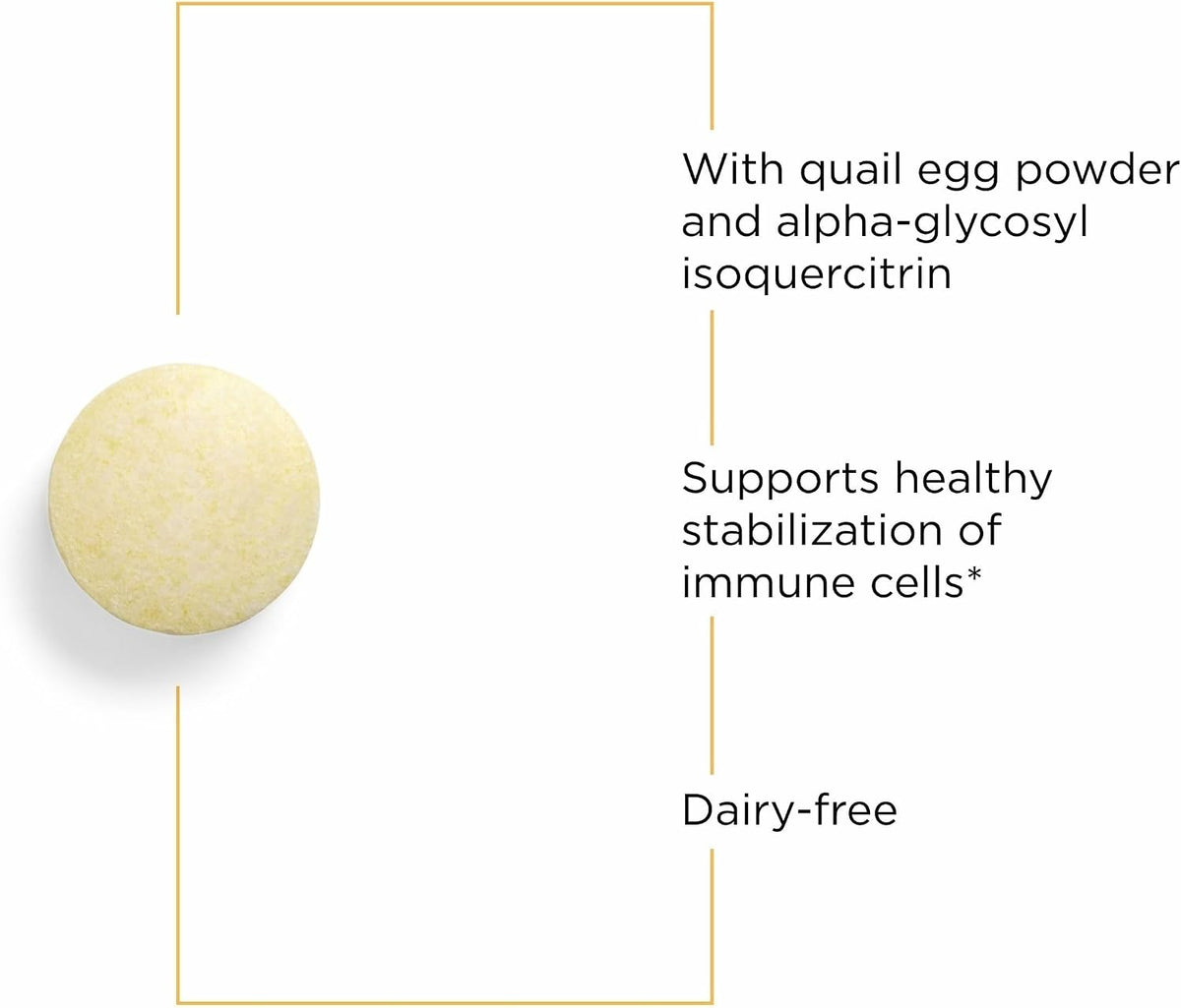 Integrative Therapeutics AllQlear - Seasonal Immune Support Supplement with Quail Egg Powder - Berry Flavoured Chewable Tablets (60 Tablets) - görsel 3