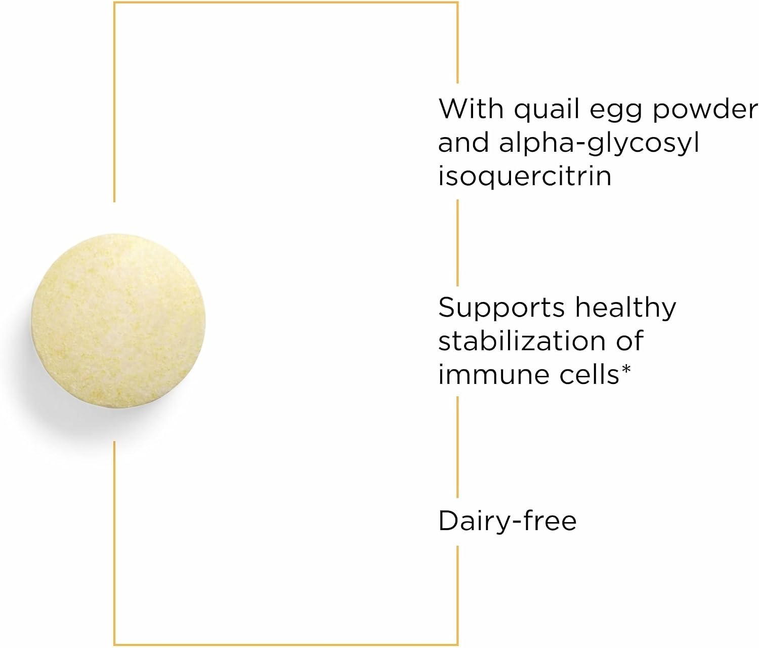Integrative Therapeutics AllQlear - Seasonal Immune Support Supplement with Quail Egg Powder - Berry Flavoured Chewable Tablets (60 Tablets) - görsel 3