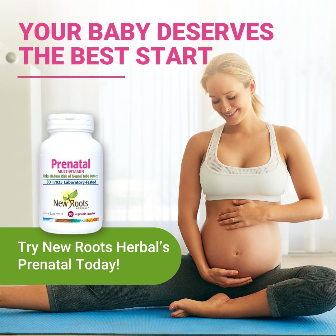 New Roots Herbal Prenatal Multivitamin, 90 Capsules - görsel 3