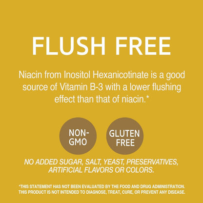 Niacin Flush-Free 500 mg - 110 Capsules