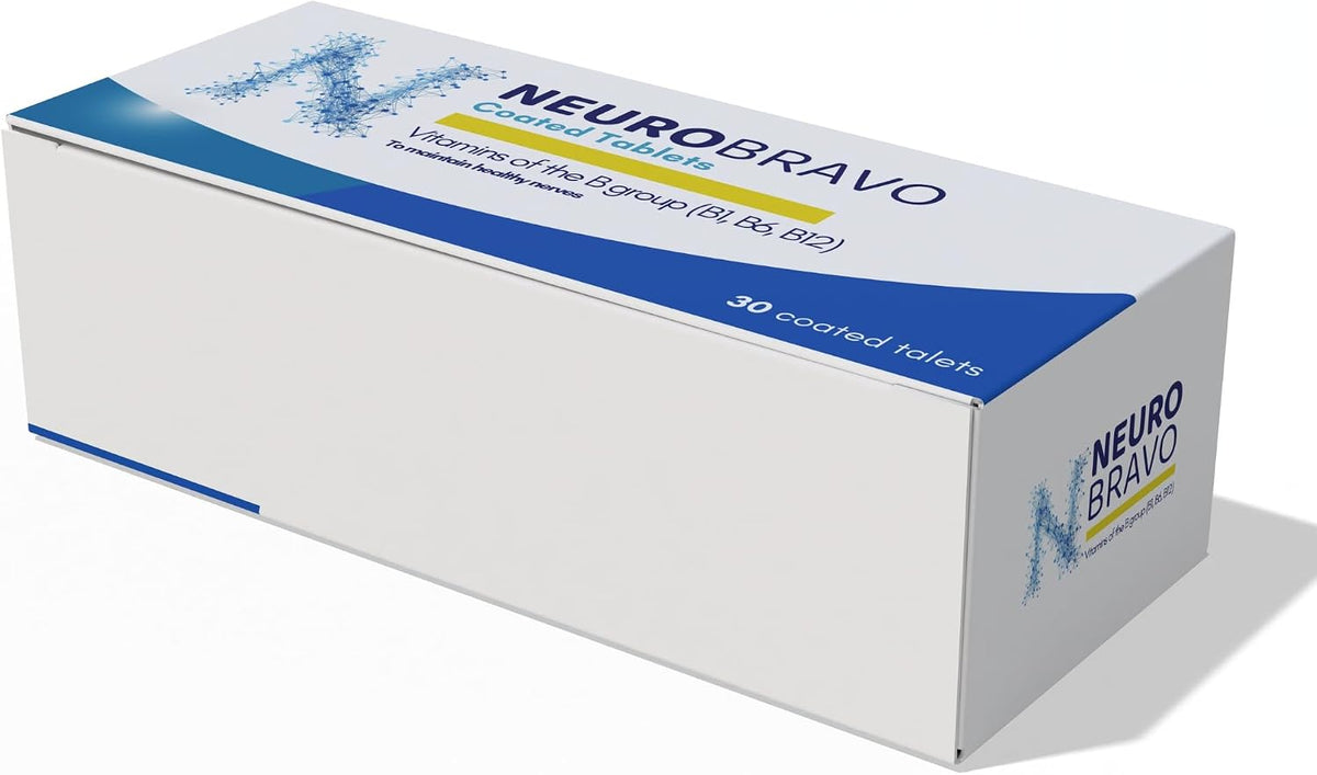 Neurobravo Vitamin B1, B6, B12 Tablets for Nerve Health - görsel 5
