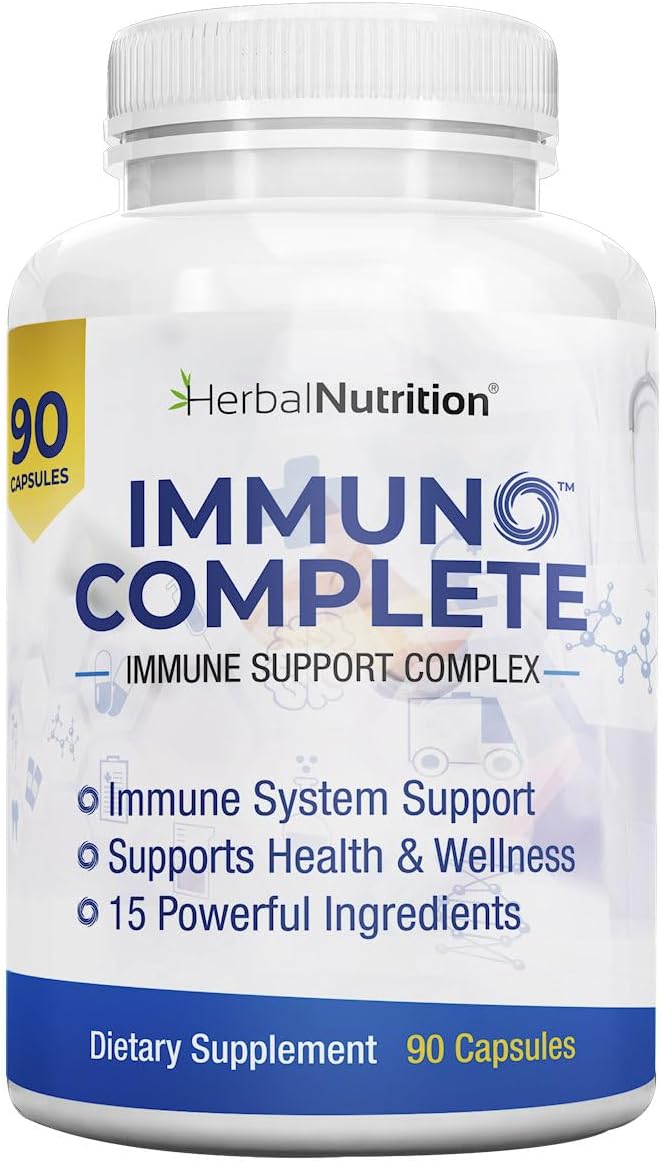 Immune Support Supplement with Vitamin C, D, Zinc and Elderberry - 270 Capsules - görsel 8