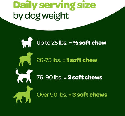 Ready Pet Go! Probiotic Chews for Dogs' Gut Health - Prebiotics and Digestive Enzymes, NASC Certified, 60 Chews