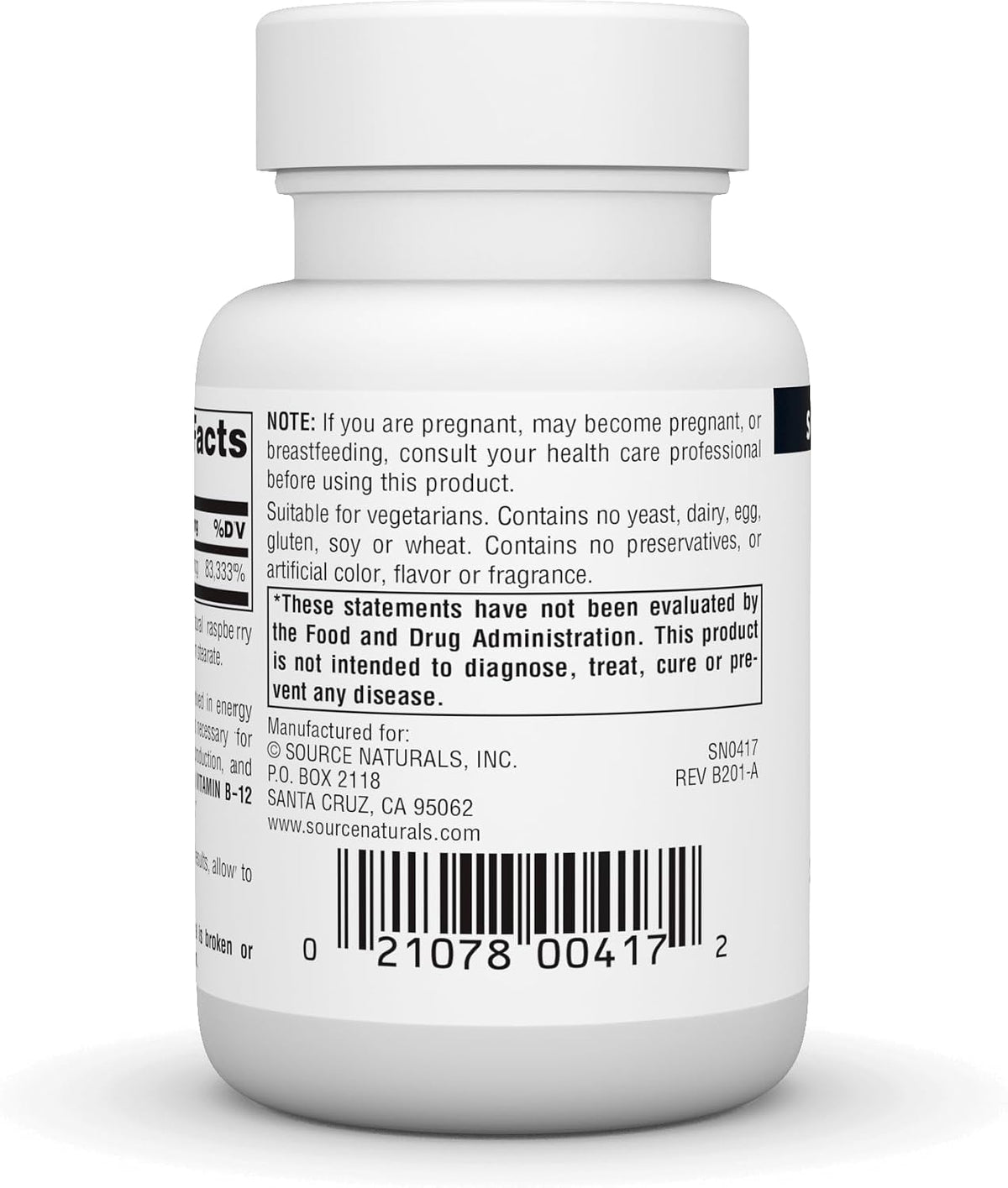 Source Naturals Vitamin B-12 2000 mcg Lozenges - Supports Energy Production - 50 Count - görsel 3