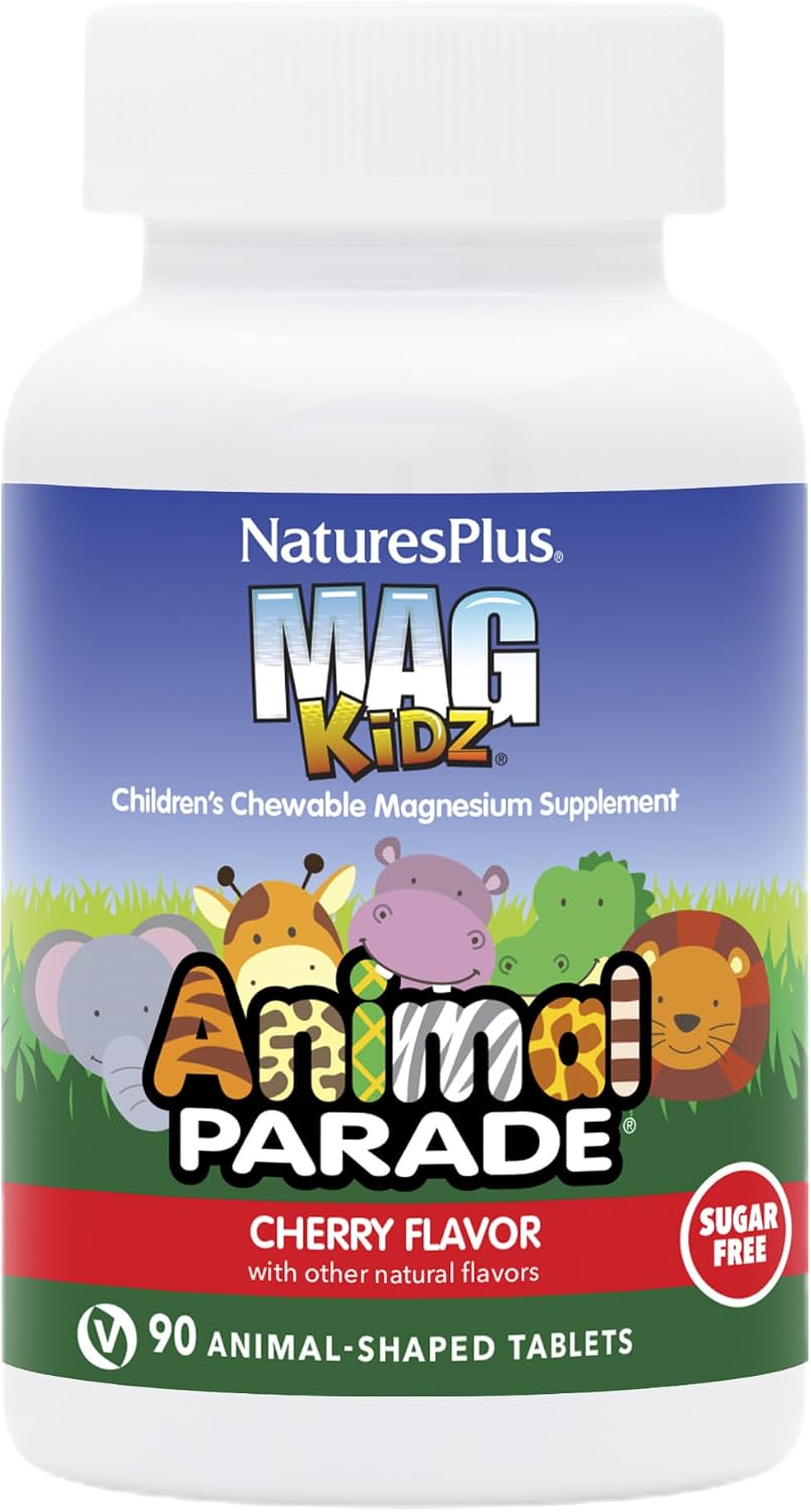 Nature's Plus Animal Parade Kids Magnesium, 90 Chewable Tablets - görsel 10