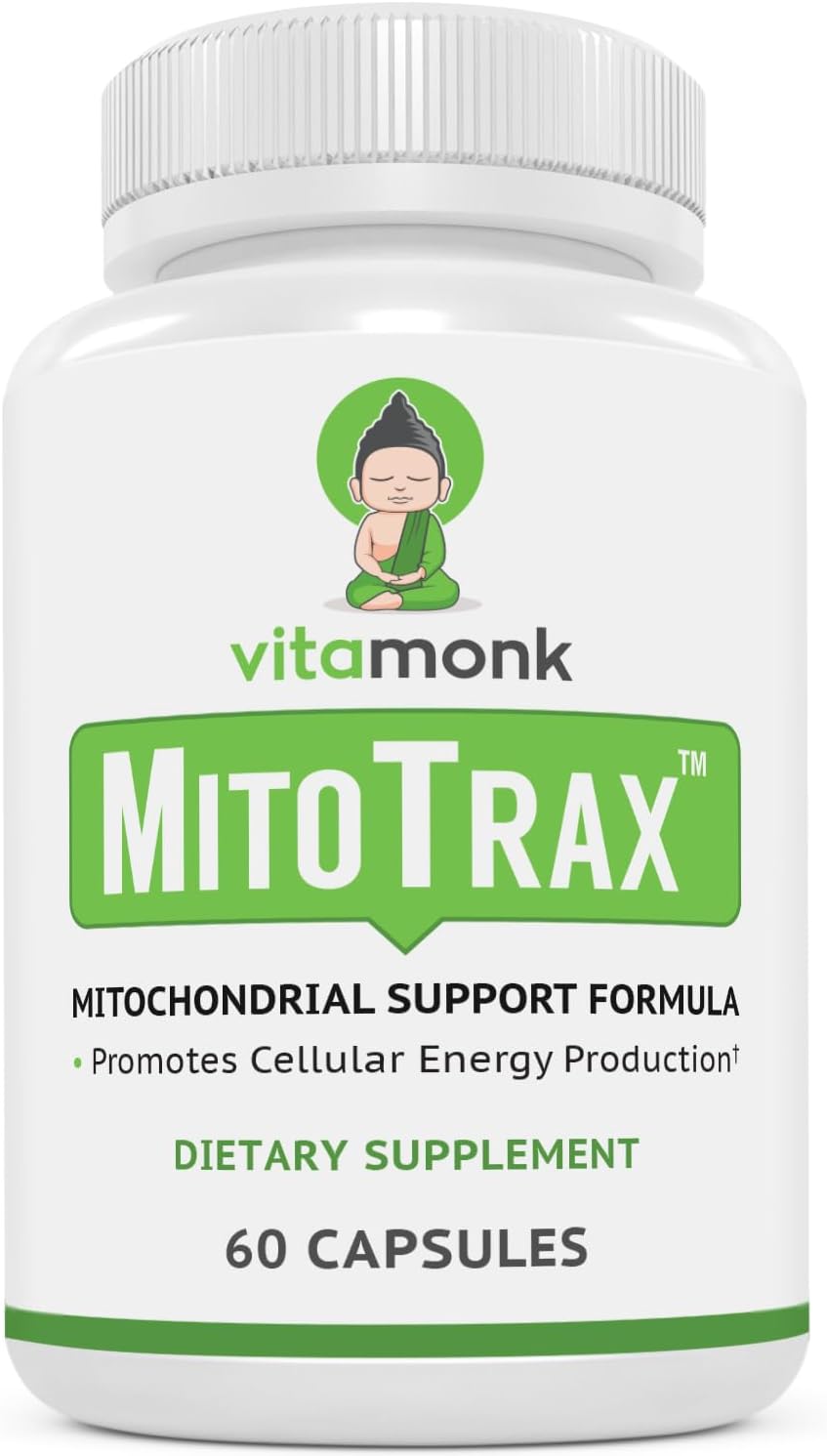 VitaMonk MitoTrax - Mitochondrial Support with PQQ, CoQ10, and ALCAR - görsel 1