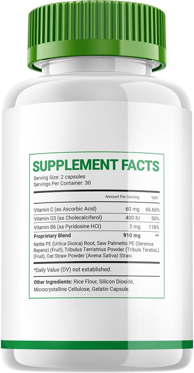 Bladder Shield Supplement for Men – BladderShield Pills Advanced Formula (5 Pack, 300 Capsules) - görsel 5