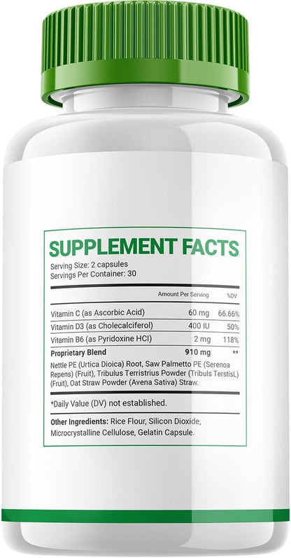 Bladder Shield Supplement for Men – BladderShield Pills Advanced Formula (5 Pack, 300 Capsules)