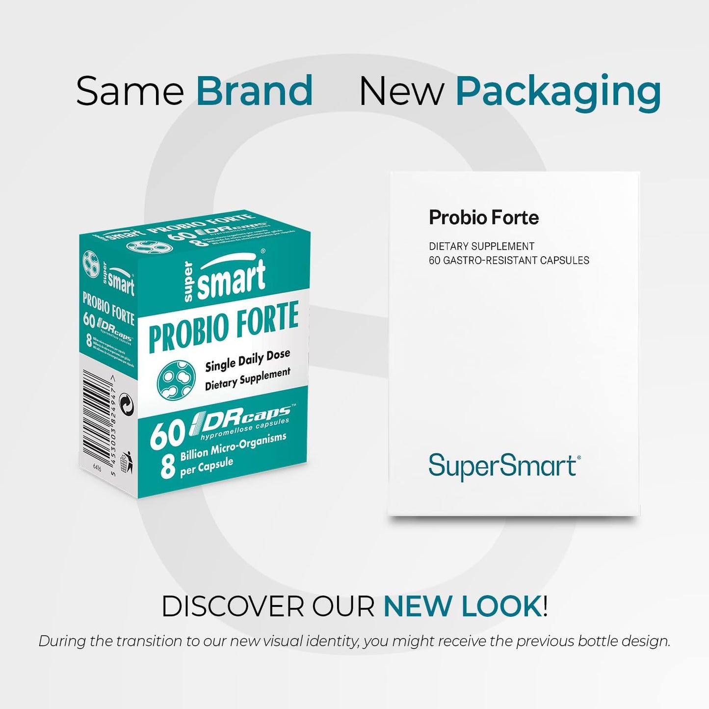 Supersmart Probio Forte - Daily Probiotic Supplement with 8 Billion CFU, 5 Strains, Delayed Release Capsules, Non-GM & Gluten-free, Vegan - 60 Capsules - görsel 2