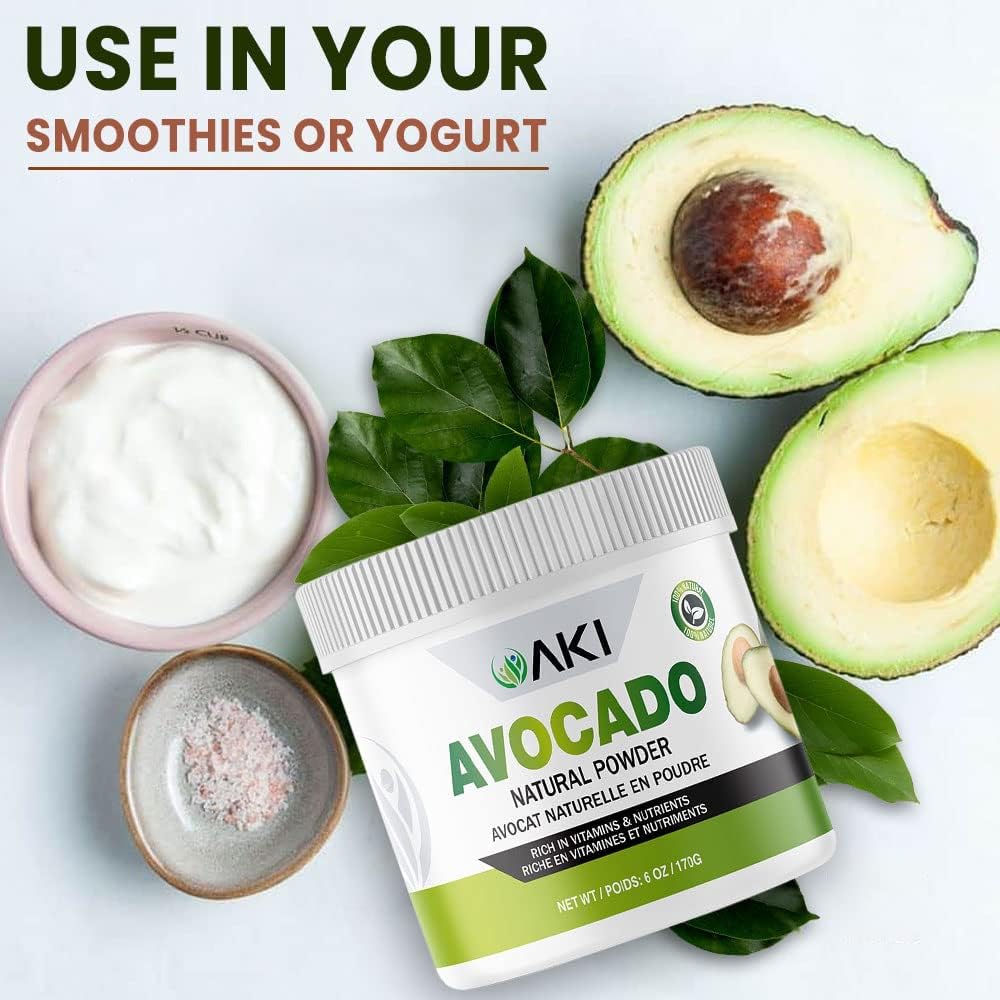 AKI Avocado Superfood Powder (170g) – Nutrient‑Rich, Vegan & Non‑GMO - görsel 4