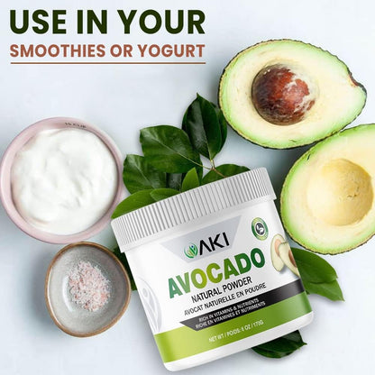 AKI Avocado Superfood Powder (170g) – Nutrient‑Rich, Vegan & Non‑GMO