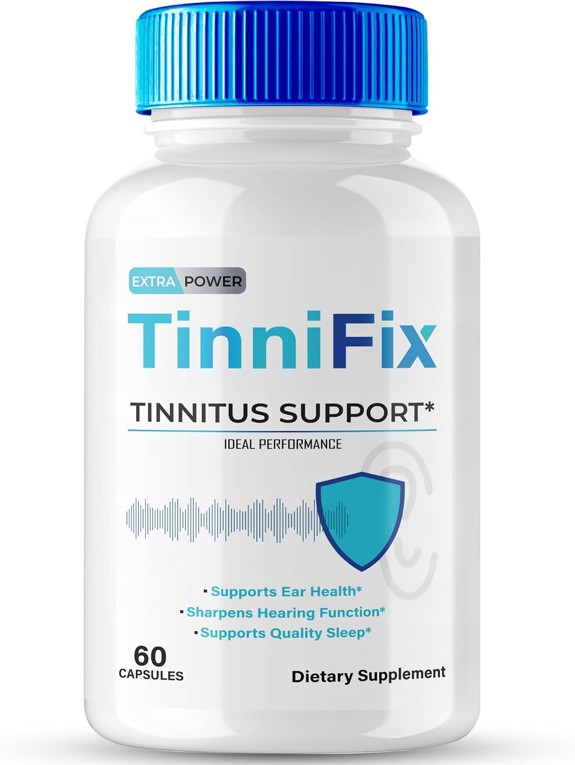 Tinnifix Tinnitus Relief Capsules - Advanced Hearing Support Food Supplement, 60 Capsules - görsel 1