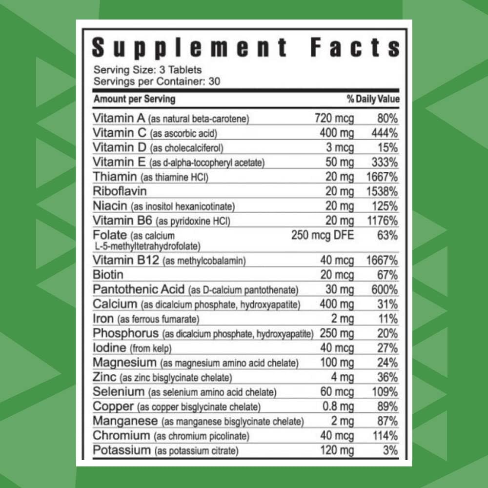 Youngevity Ultimate Daily Classic™ Multivitamin - 90 Tablets - görsel 2