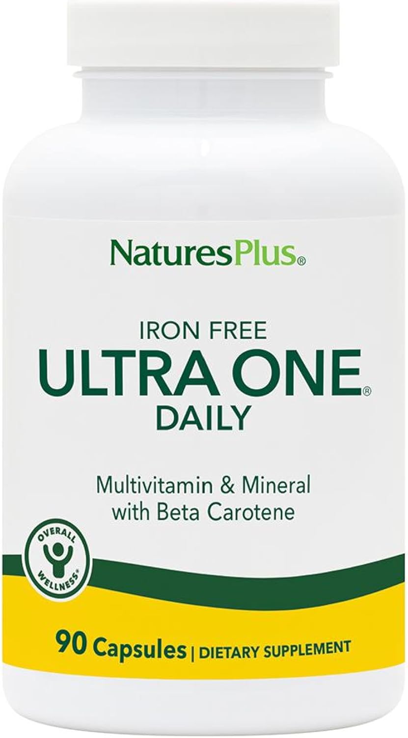 Nature's Plus Ultra One Daily Iron-Free Multivitamin - 90 Capsules - görsel 1