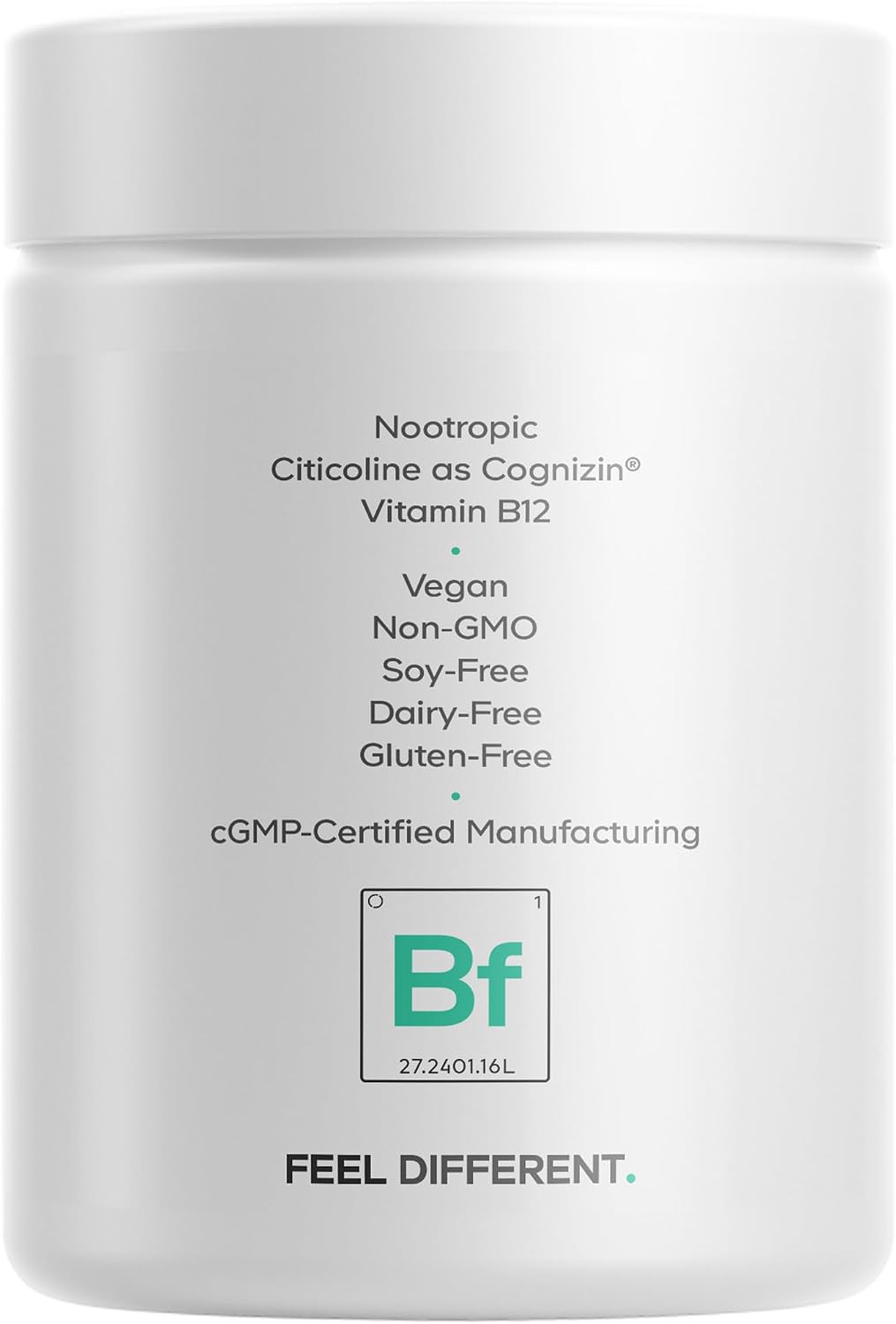 Codeage Brain Focus Vitamins+ - Nootropic Supplement with Citicoline Cognizin, Panax Ginseng, Resveratrol, Gotu Kola, Vitamin B12 - 60 Capsules - görsel 9