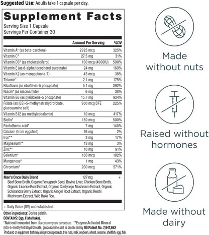 Ancient Nutrition Men's 1-Day Multivitamin, 30 Tablets