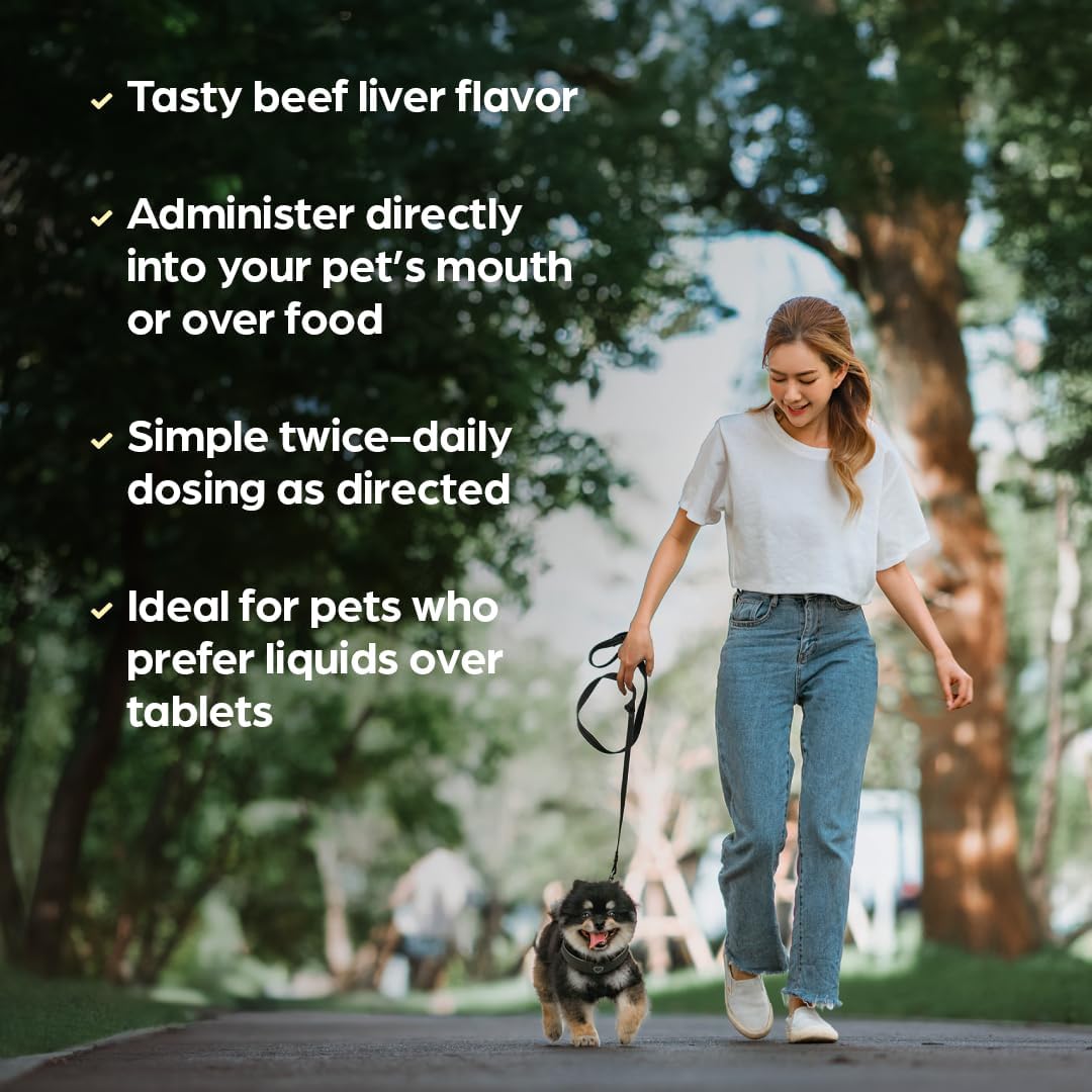 Liquid Vitamin-Mineral Supplement for Dogs & Cats, Beef Liver Flavour, 118 ml - görsel 4