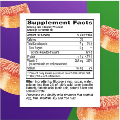 Vitafusion Power C Gummy Vitamins for Adults, 150 Gummies