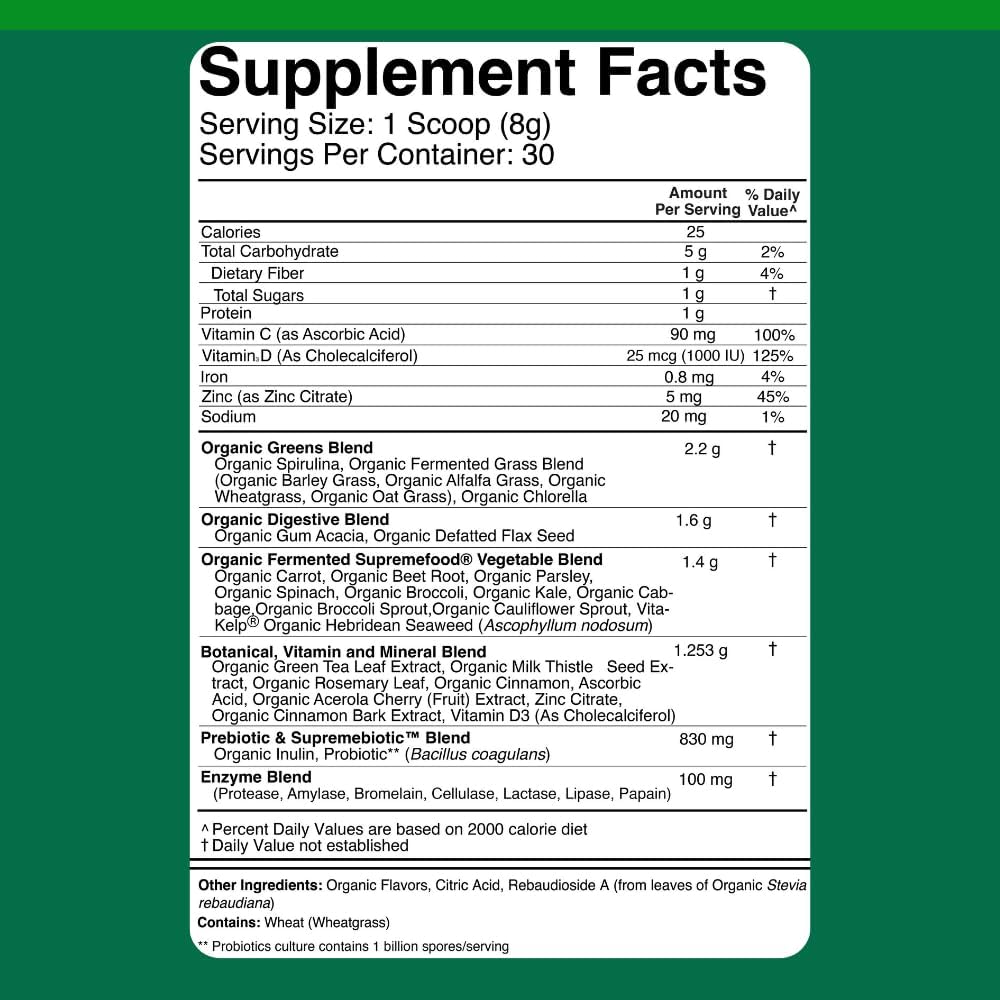 Divine Health Dr. Colbert MD Superfood Package – Green Supremefood & Red Supremefood, 30 Servings - görsel 2