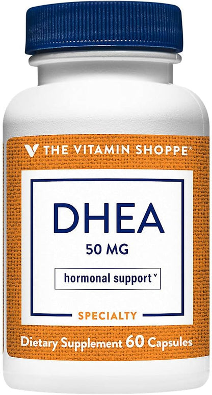 DHEA 50mg, Hormonal and Healthy Ageing (120 Capsules)