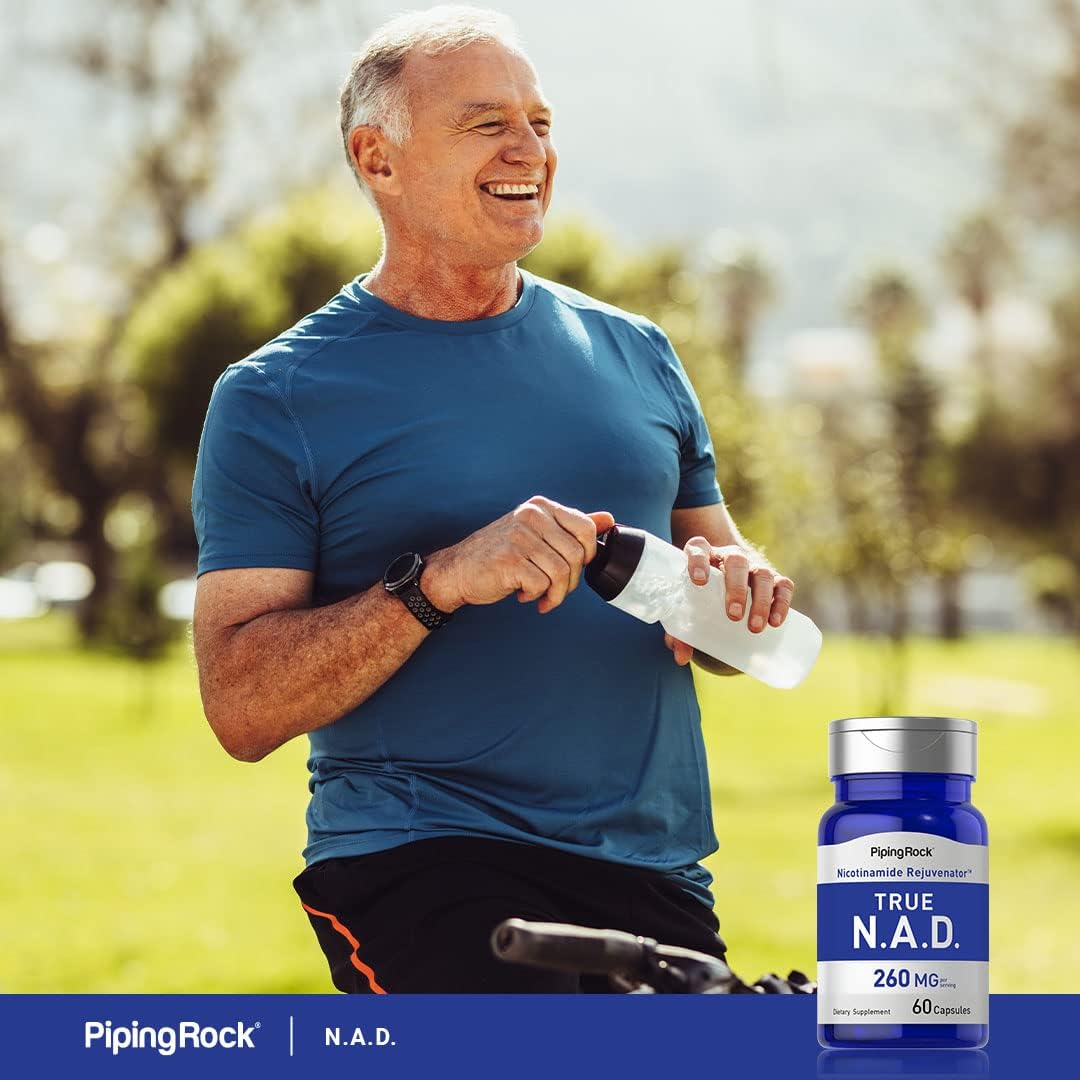 Piping Rock NAD Supplement 260 mg | 60 Quick-Release Capsules - görsel 6