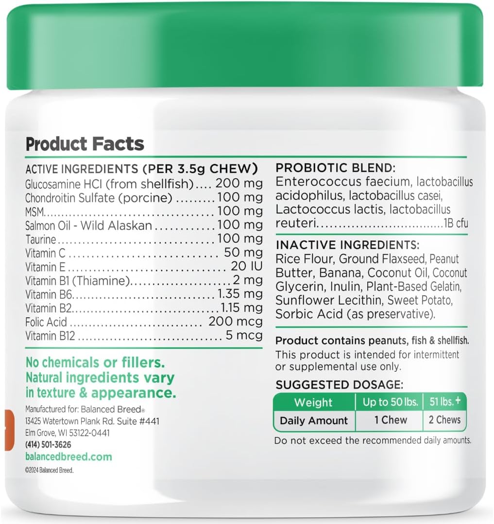 Balanced Breed All-in-1 Dog Multivitamin with Probiotics & Glucosamine - görsel 3