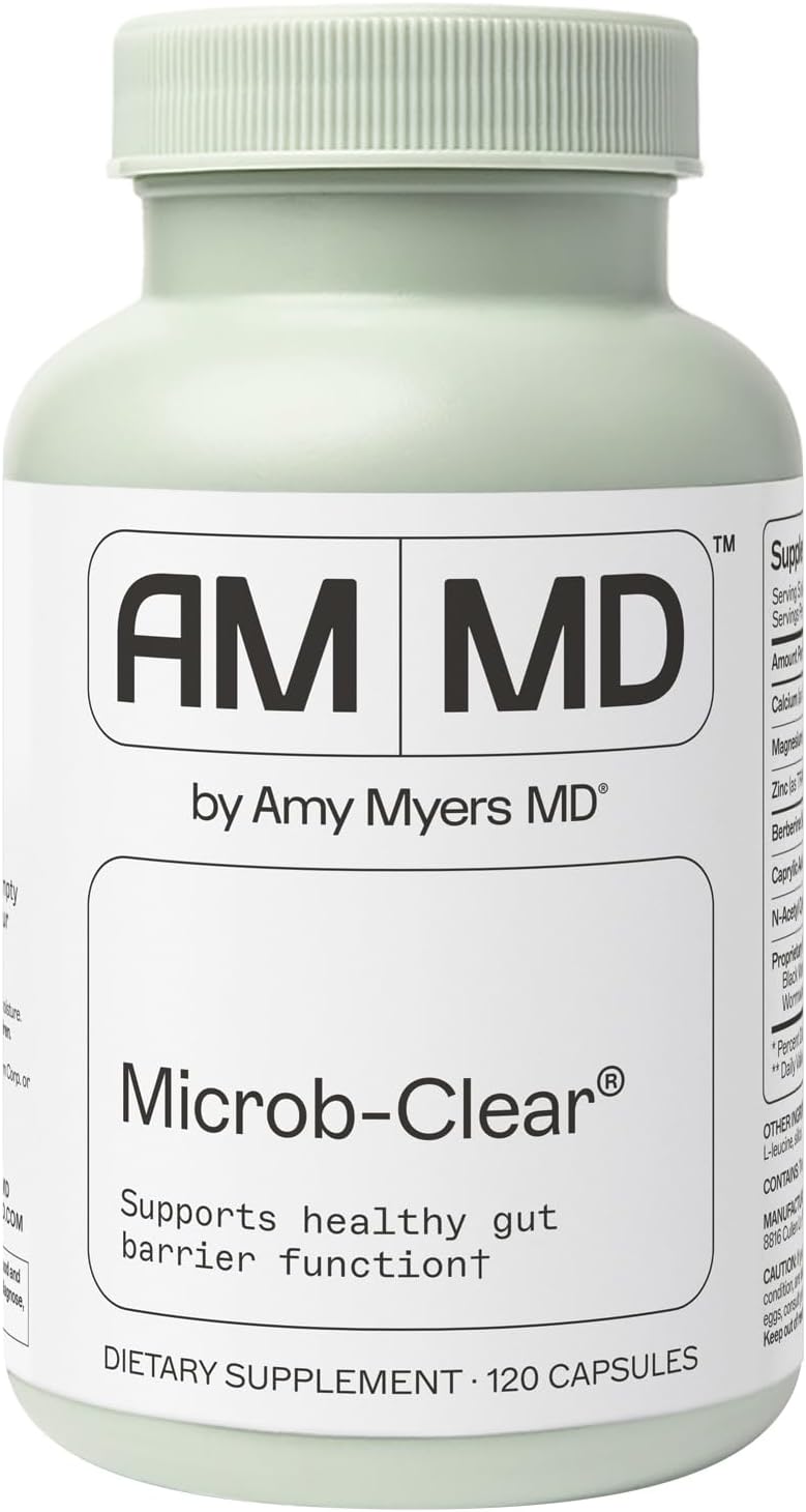 Amy Myers MD Microb-Clear - Microbiome Balance Support - 120 Capsules (60 Servings) - görsel 1