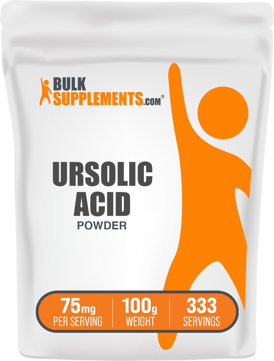 BulkSupplements.com Ursolic Acid Powder - Sourced from Rosemary Leaf Extract, 75mg per Serving, 1kg - görsel 6