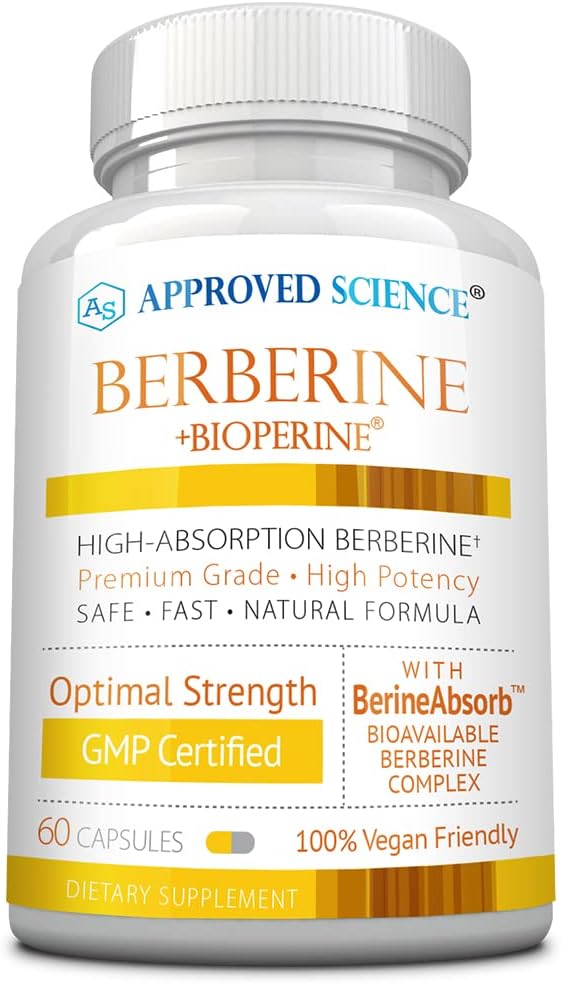 Approved Science Berberine 1000mg - Enhanced Absorption Berberine Supplement with BioPerine - 360 Capsules - 6 Month Supply - Vegan Friendly - görsel 7
