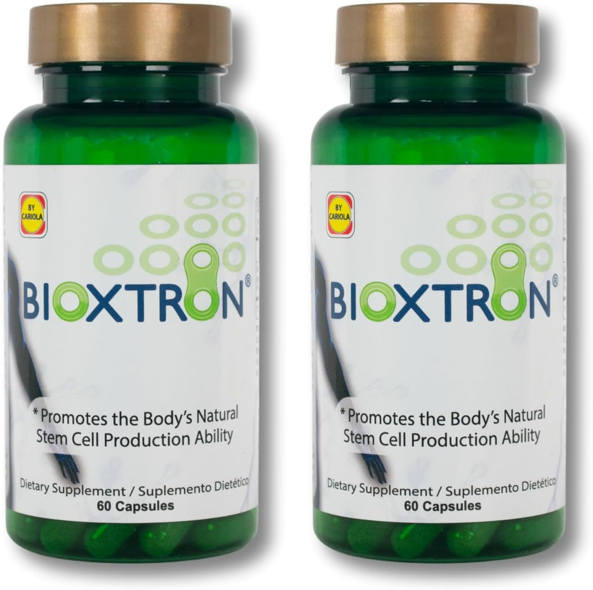 Bioxtron Natural AFA Stem Cell Supplement - Joint Support, Muscle Pain, Immune System, Energy - 120 Capsules (Pack of 2) - görsel 1