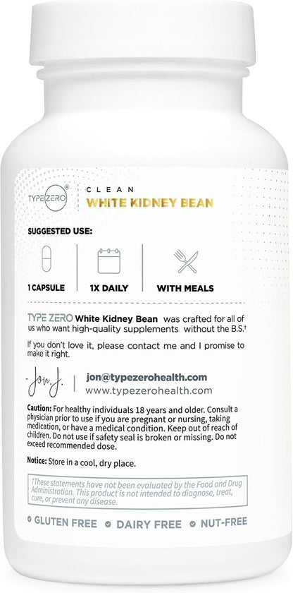 Type Zero Clean White Kidney Bean Extract - 90 Capsules