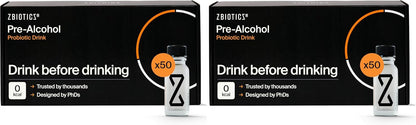 ZBiotics — Feel Better After Drinking, Wake Up Refreshed, Science-Backed, Patented Probiotic for Easier Mornings, Travel-Friendly, 6-Pack of 15ml Bottles