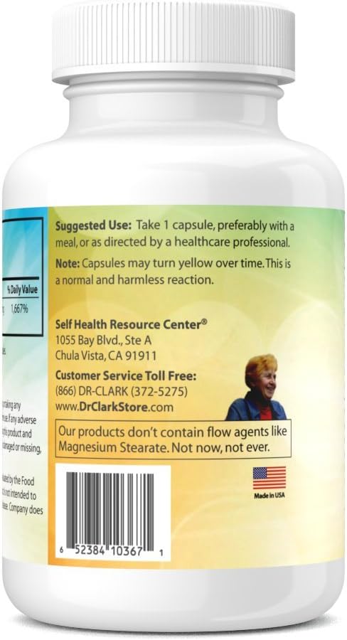 Dr Clark Store Vitamin C Supplement 1000mg, 100 Gelatin Capsules (100-Day Supply) - görsel 3