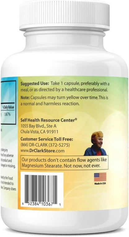 Dr Clark Store Vitamin C Supplement 1000mg, 100 Gelatin Capsules (100-Day Supply)