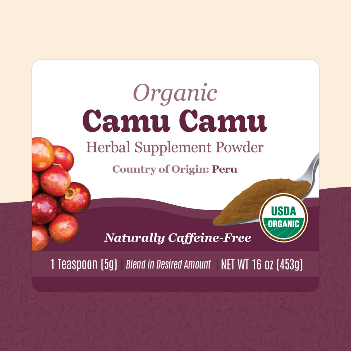 Organic Positively Botanicals Company, Camu Camu - Botanical Powder, 454 g - görsel 8