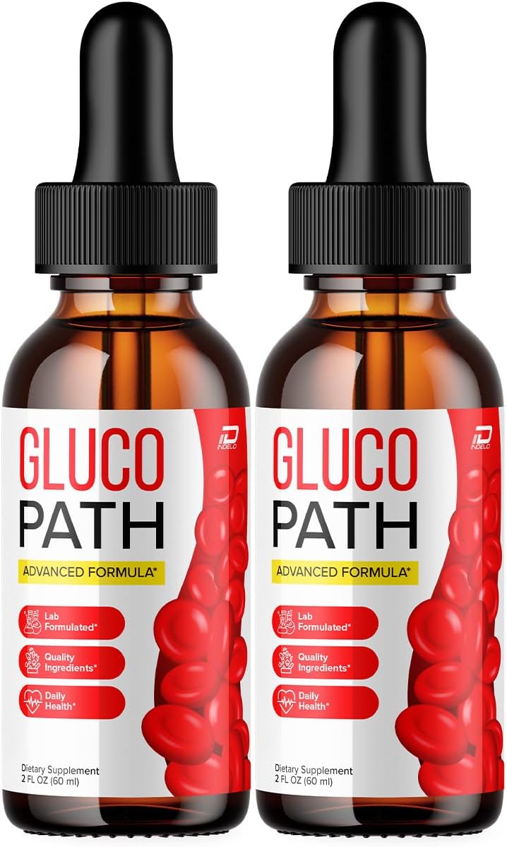 Gluco Path Drops – Extra Strength Liquid Supplement (2-Pack, 2-Month Supply) - görsel 1