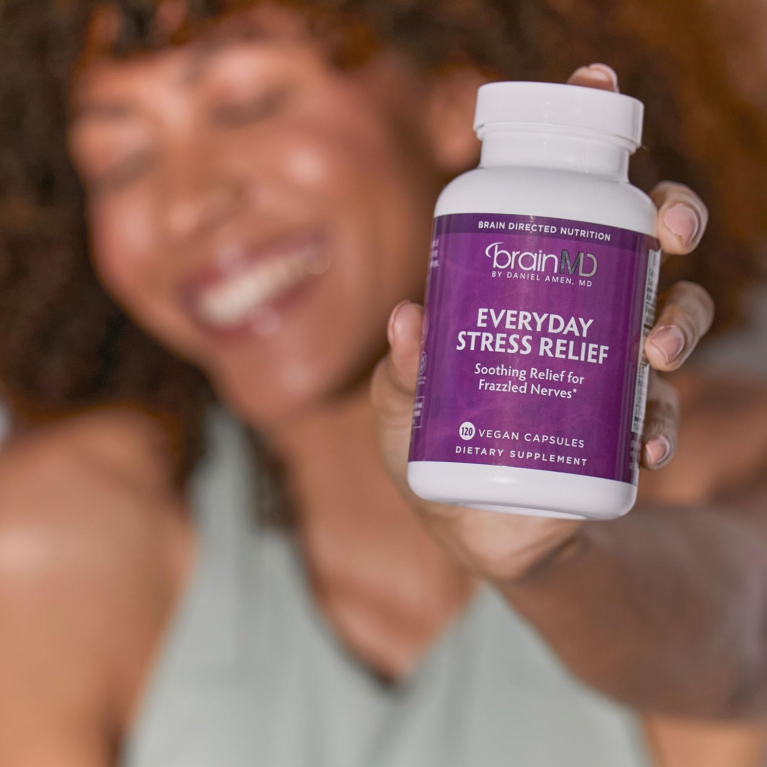 BRAINMD Dr Amen Everyday Stress Relief - 120 Capsules - görsel 4