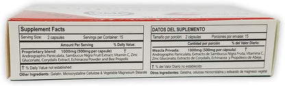 Ampitrexyl 500mg Capsules (30 Count) - Immune Support Food Supplement
