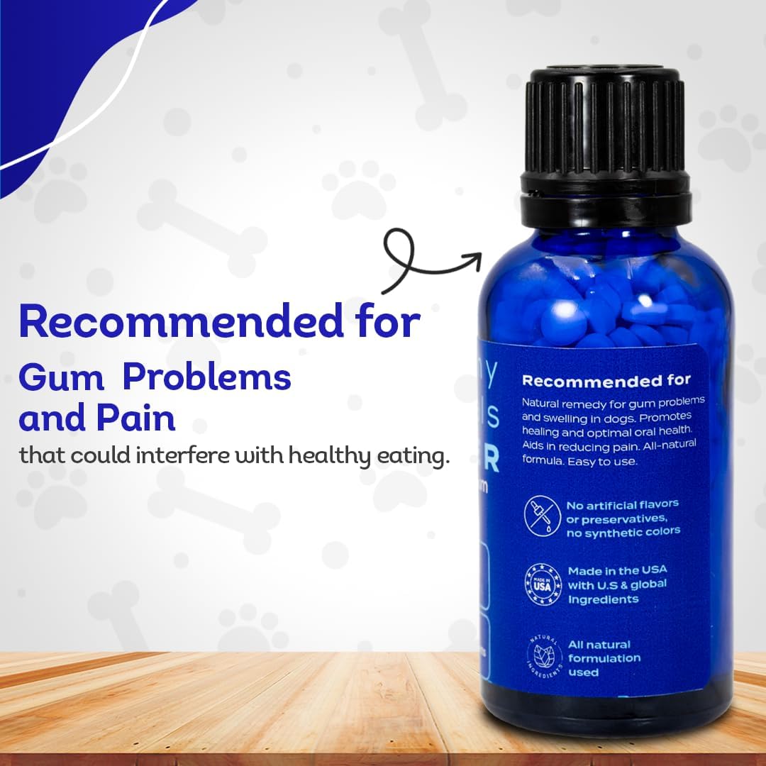 HA4E - Dog Oral Health Supplement - Natural, Organic, Non-GMO - 300 Tablets - görsel 6